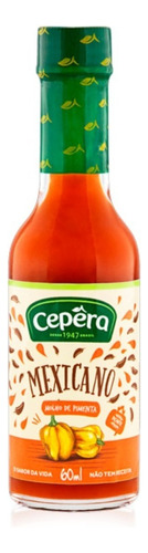 Salsa De Pimienta Habanero Mexicano Cepera 60 Ml. Brasil