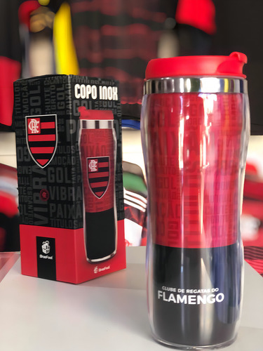 Lanzamiento oficial de la copa térmica de acero inoxidable Clube Regatas Flamengo