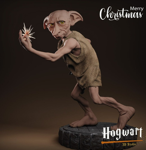 Archivo Stl Impresión 3d - Harry Potter - Dobby Statue