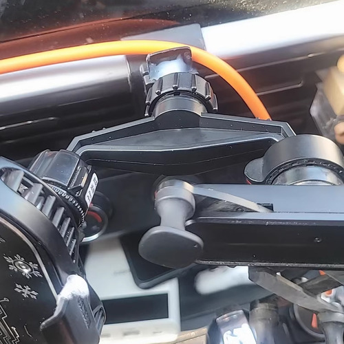 Soporte Para Coche De Doble Bola Con Soporte De Base De Rota