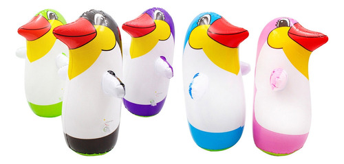 Vaso Inflable De Pvc Pequeño Con Forma De Pingüino, Tamaño G