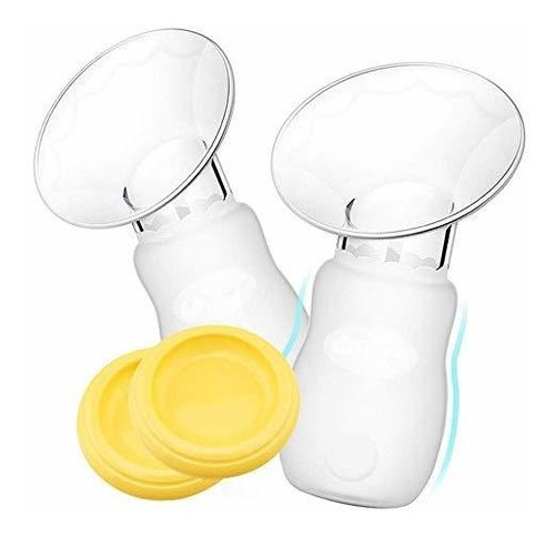 Wanateber 2 Pack Silicone Manual Breast Pump