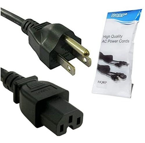 Hqrp Cable De Alimentación De Ca De 6 Pies Compatible Con Hp