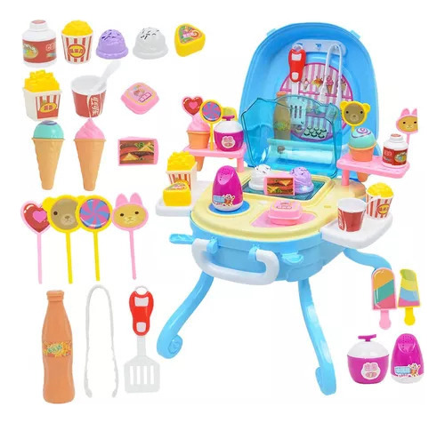 Carrito De Helados Infantil Heladería Luz E Som Toy [u]