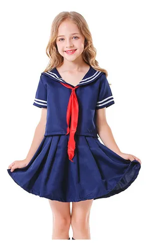 comprar Disfraz De Marinero Purim Para Niña Disfraz Naval Bonita F