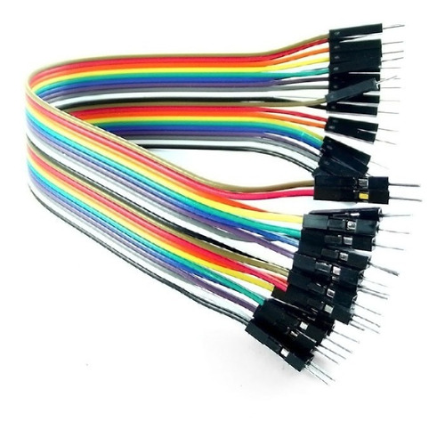 Mgsystem Pack De 40 Cables Dupont Protoboard Arduino 20cm 