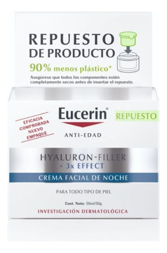 Crema De Noche Eucerin Refill Hyaluron-filler 50ml