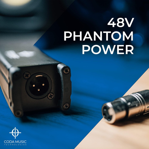 Booster Coda Mb-1: Micrófono, 48v, 25db Ganancia