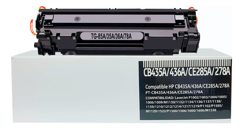 Toner Generico 85a Para Laserjet Pro M1136/m1138/p1102/m1138