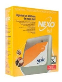 Imagen 4 de 10 de Central Telefonica Nexo 3x8 + Portero Y Frente Para Embutir
