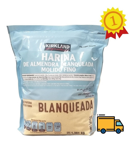 Imagen 1 de 4 de Harina De Almendra Kirkland Importada 1.361 Kg Costco Keto