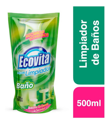 Limpiador De Baños Ecovita Doypack X 500 Ml