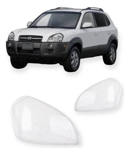 Lente Acrilico Optica Hyundai Tucson 04 05 06 07 08 09 10