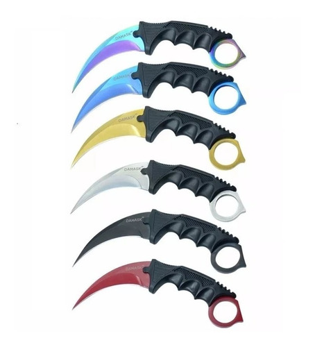 Cuchillo Combate Damask Csgo Karambit Tactico Counter Strike