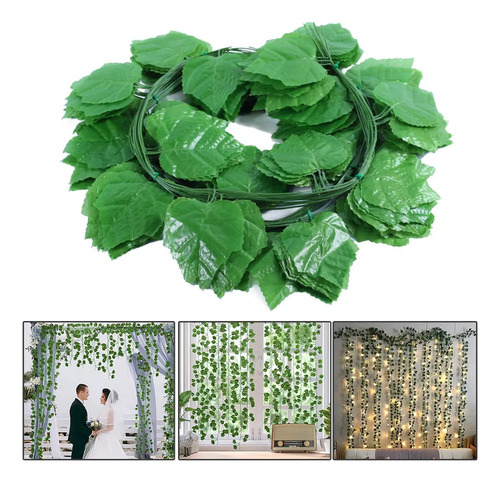 12 Enredaderas Artificiales Plantas Artificiales Decorativas