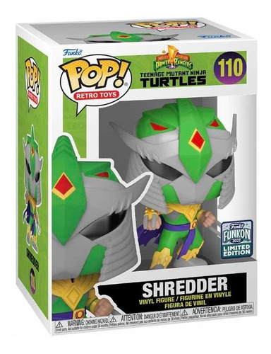Funko Pop Shredder Is Green Ranger Power Ranger Verde #110