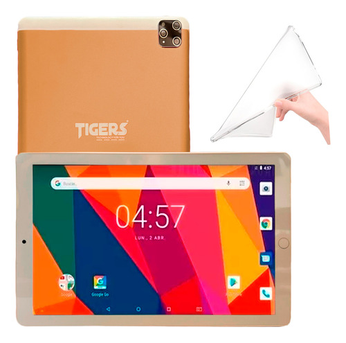 Tablet 10,1'' Android 32gb 2gb Ram Doble Sim Funda Silicona