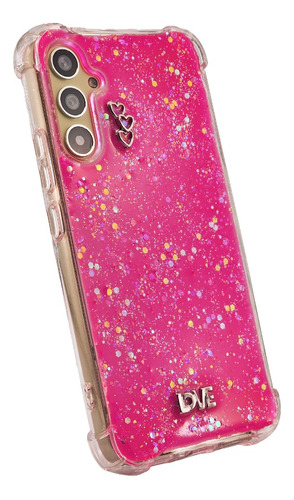  Fundas A Pedido Resina Epoxi Fluor Glitter Para Samsung