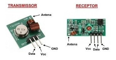 Modulo Rf Transmissor + Receptor 315 Mhz P/ Arduino