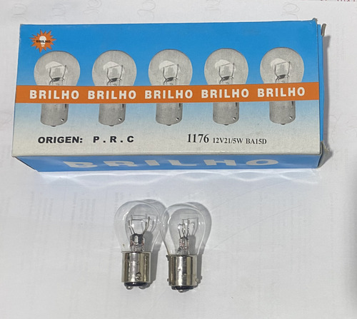 Lâmpada 2 Polos 12v 1176 Chana Rely Lifan Chery Dfm Caoa C.