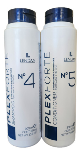 Kit Lendan Plexforte Reparacion Shampoo Acondicionador 300ml