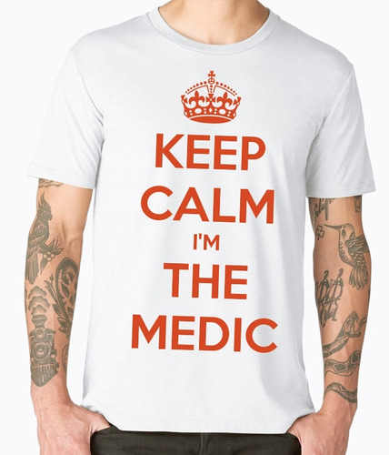 Playera Cleen Alexer  Medicina Y Para-medico Calma Mod 3