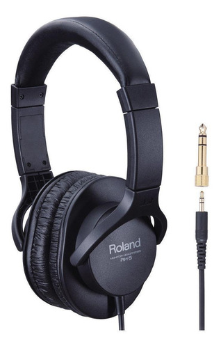 Imagen 2 de 4 de Audífonos Roland RH-5 negro