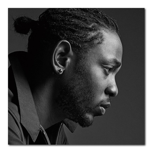 Cuadro Kendrick Lamar Rapero Foto Blanco Y Negro 85x85