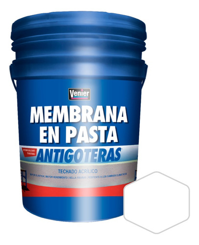 Antigoteras En Pasta Venier Membrana Impermeabilizante 20kg