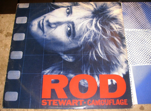 Lp Rod Stewart - Camouflage (1984) C/ Jeff Beck + Encarte