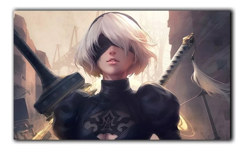 Kit De Pintura Diamond 5d Diy Nier Automata, 2b Kj