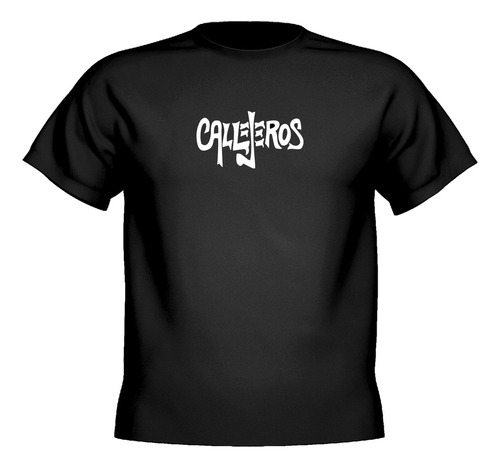 Remera Callejeros Logo 2 100% Algodon Premium 24/1