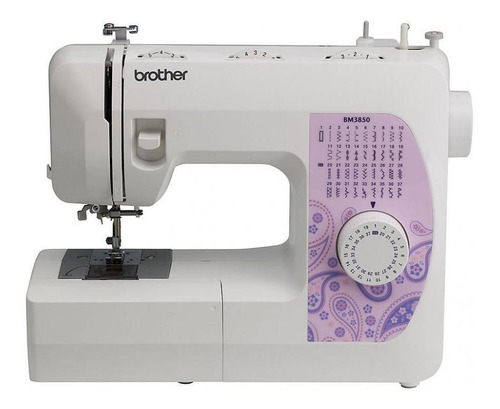 Máquina de coser recta Brother BM3850 portable blanca 220V