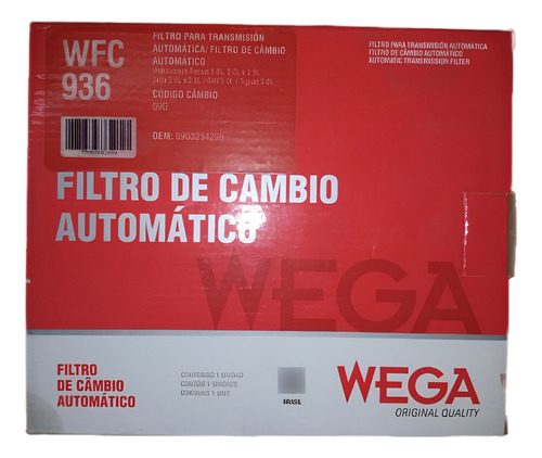 Filtro Para Automatico Vw Jetta Passat Vento, Golf 