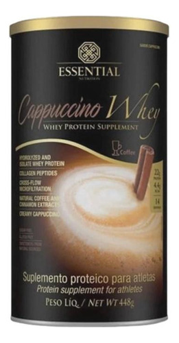 Cappuccino Whey Lata 450g - Essential