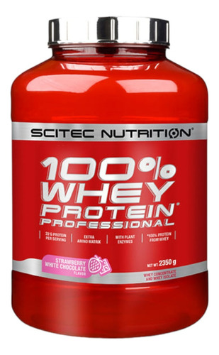 Proteina 100% Whey Profesional 78 Sv Frutilla Cho.blc Scitec