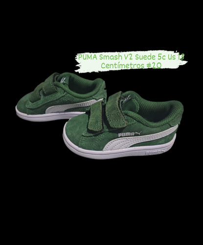 Zapatos Puma Para Niños Mod. Smash V2 Suede #20