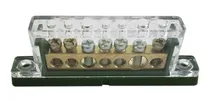 Comprar Bornera Repartidora Unipolar 7 Conexiones P\u002Friel Din Verde