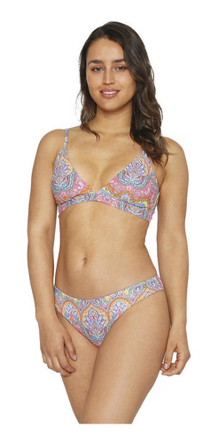 Traje De Baño Bikini Mujer H2o Wear Triangulo Banda Rosa Fue