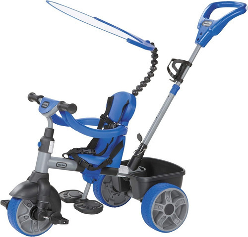 Triciclo 4 En 1 Little Tikes, Ajuste Perfecto, Azul