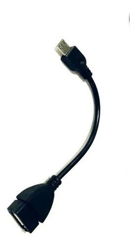 Cabo Otg Usb Fêmea Micro Usb V8 Verde 15cm Atacado