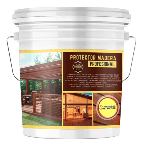 Protector De Madera Roble Galon 4lts