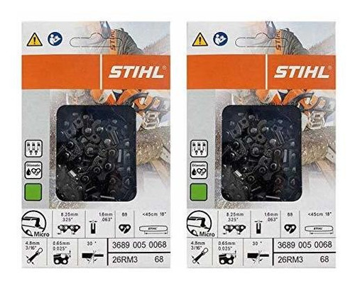 Stihl 2 Unidad 26rm3 68 Eslabon Transmision Rapid Micro