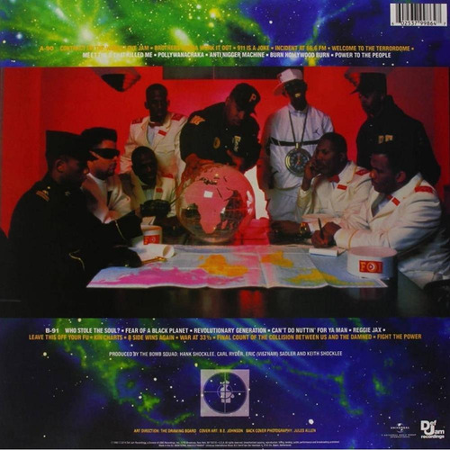 Public Enemy Vinil Public Enemy - Fear Of A Black Planet - I