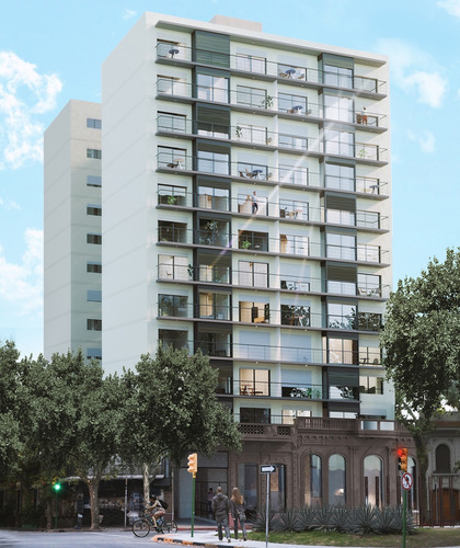 Precioso Apartamento Al Frente A Estrenar En Parque Rodó Piso Alto De 2 Dormitorios, 1 Baño, Opcion Cochera Doble, Amenities