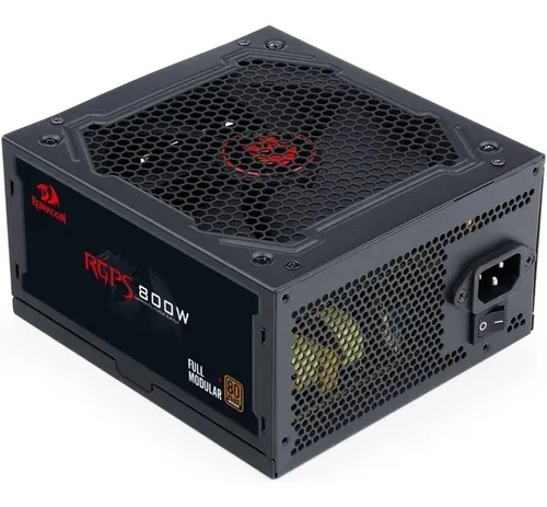 Fuente Redragon 800w Gc-ps011 Full Modular 80 Plus Bronce