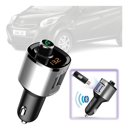 Adaptador Mp3 Bluetooth Usb Via Radio Carregador J2 2012