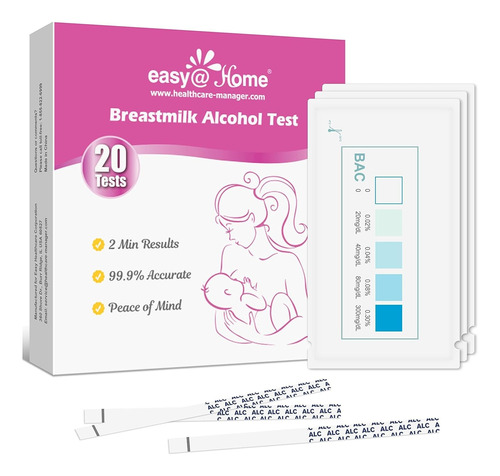 Easy@home Breastmilk Alcohol Test Strips