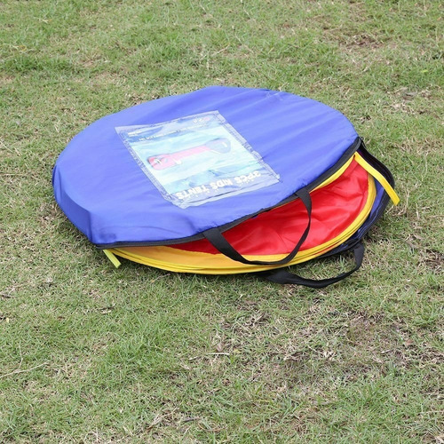 Imagen 8 de 10 de Carpa Infantil Doble Con Túnel Pelotero Grande Colores Atrix