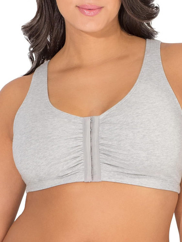 A Sosten Deportivo Fruit Of The Loom Para Mujer Con Cierre